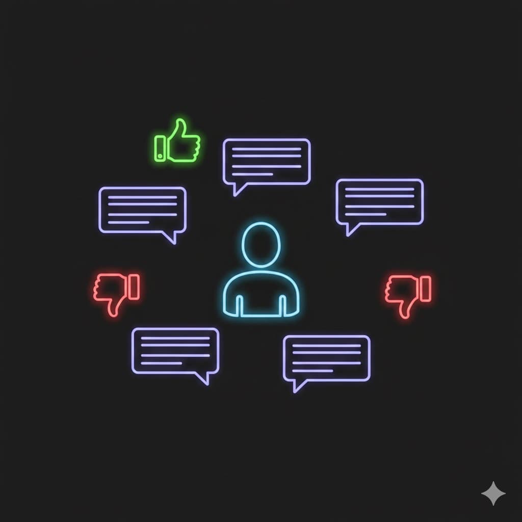 RLHF process showing humans ranking AI responses